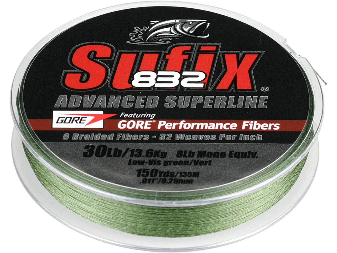 Suffix 832 Braided Line Lo-Vis Green